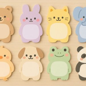 8 Cute Animal Shape Sticky Notes for Kids 8 Pads